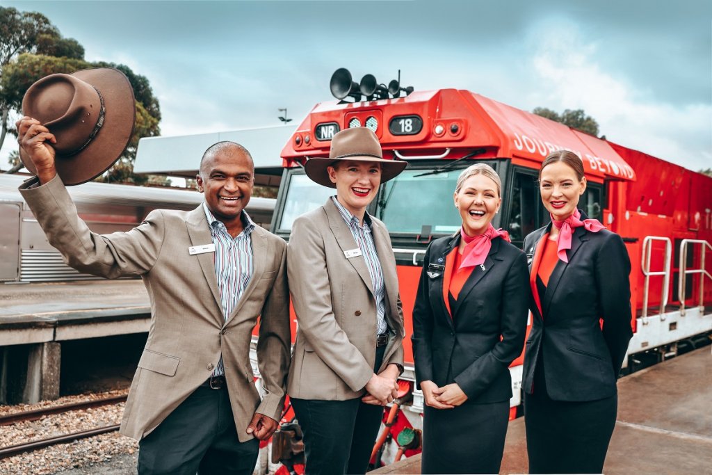 qantas journey beyond ghan railway launch