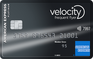 american express platinum velocity frequent flyer credit card