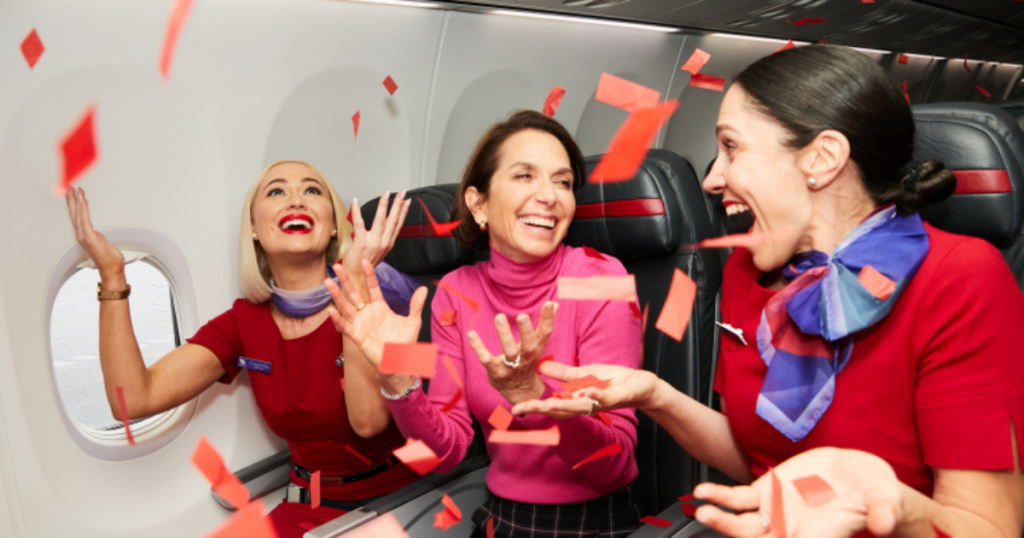 Virgin Australia's Middle Seat Lottery winner